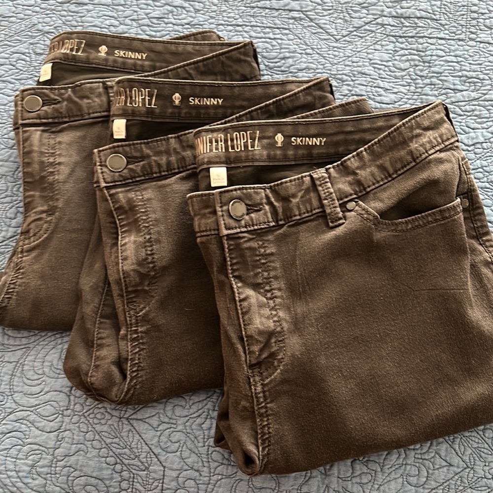 GUC - Bundle of 3 - Jennifer Lopez Skinny Soft Black Size 16 Jeans